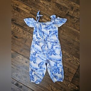 Janie And Jack Baby Girl Spring Romper Size 12-18 Months